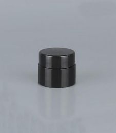 Black Empty 5 Gramme 5ML Plastic Pot Jars Cosmetic Sample Empty Container Screw Cap Lid for Make Up Eye Shadow Nails Powder RRD30536635656