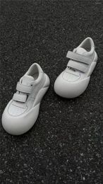 Casual Shoes 2024 Autumn Leather Thick Soled Small White With Big Bread Women
