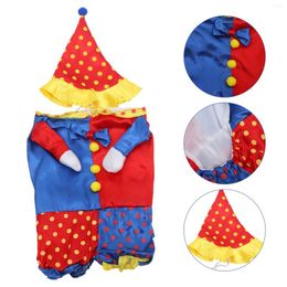Dog Apparel Dreses Pet Clothes Turn Into Clown Shaped Garment Supplies Hoodies Dress-Up Clothing