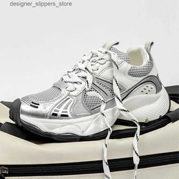 Dress Shoes U-double Popular Women Sneakers Spring Summer Four Season Shoes Woman Splicing Lace-Up Platforms Fashion Leisure Casual Outdoor Q240316