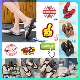 Designer Casual Platform Slides Slippers Men Woman anti slip wear-resistant weight breathable super soles flip flop Flat sandals GAI