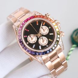 Herren Watch Designer Uhren Moissanite Uhren Armbandwatch Business Rainbow Uhr