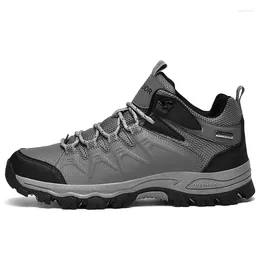 Fitness Shoes Male Sneakers Casual Fashion Winter Outdoors Designer Brand Work Boots Nonslip Hiking For Men