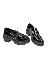 Casual Shoes Thick Bottom Small Leather Fashion Senior Personality Comfortable Versatile 2024 Fall And Winter 0118