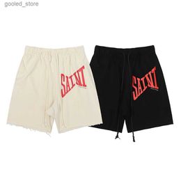 Men's T-Shirts Frog drift Fashion Streetwear SAINT MICHEAL Beach Basketball Casual Harajuku Summer Shorts Pants for men Clothing Q240316