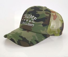 Camo Donald Trump hat Republican Adjust Mesh baseball cap hat trump for president Trump SUMMER Hat KJJ783059528