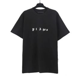 Palm Angel Men's T-shirt Designer New T-shirt Pure Cotton Round Neck Wide Letter Pattern T-shirt European Size S-xl 70 11936