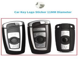 20pcs Remote Key Sticker smart key Logo Emblem metal silicon stickers car key logo for 3 57 X3 X4 X5 X64342870