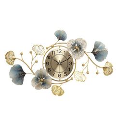 Large Digital Wall Clock Elegant Luxury Gold Living Room Wall Clock Modern Design Hanging Watches2156402