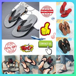 Designer Casual Platform Slides Slippers Men Woman anti slip -resistant weight breathable super soft soles flip flop Flat sandals GAI