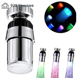 Led Light Easy To Install Improve Water Quality Energy-saving Easy Installation Faucet Aerators Home Decor Faucet Head Aerators 240311