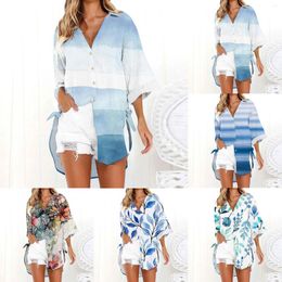 Women's Blouses Women Casual Shirts & Spring And Autumn Camisas Button Down Long Sleeve Shirt Loose Blouse Tops Blusa Mujer Moda 2024