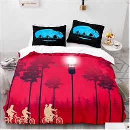 Bedding Sets Stranger Things Set Single Twin Fl Queen King Size Bed Aldt Kid Bedroom 011 230211 Drop Delivery Home Garden Textiles Su Dhjtc