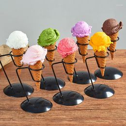 Decorative Flowers Simulation Ice Cream Ball Fake Sweet Cone Model Lifelike Decoration Commercial Party Shop Foods