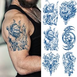 8Pcspack Wholesale Herbal Semi Permanent Tattoo Stickers Juice Ink Fake Long Lasting 15 Days Tattoos For Men And Women 240311