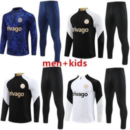 24/25 Juventus tracksuit 2023 soccer POGBA DI MARIA VLAHOVIC CHIESA 22 23 24 Juventus training suit men kids kit football kit uniform sportswear Kids S -2XL