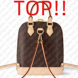 Canvas Bags TOP. M47132 ALM. BACKPACK Designer Handbag Purse Hobo Satchel Clutch Evening Crossbody Bag Pochette Accessoires