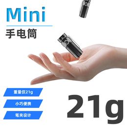 New LED Mini Strong Light Portable Small Pocket Flashlight High Brighess XPG With Pen Buckle 16340 802810