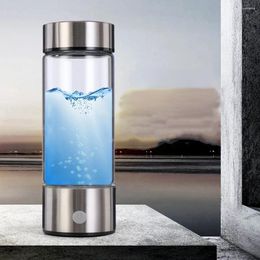 Water Bottles Rich Hydrogen Oxygen Cup 420ML Hydrogen-Rich Portable Stainless Steel Battery/USB Powered Health Home Appliance