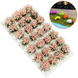 Decorative Flowers Flower Cluster Model Artificial Micro-landscape Bouquet Fake Pography Props DIY Sand Table Decor Resin Scene Layout