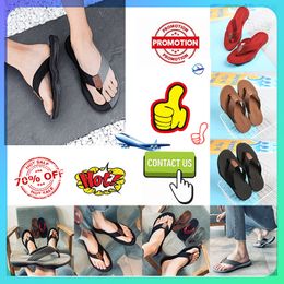 Designer Casual Platform Slides Slippers Men Woman anti slip wear-resistant weight breathable soft soles flip flop Flat sandals GAI