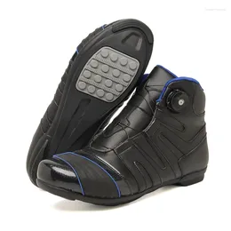 Cycling Shoes Motorcycle Boots Men Moto All Seasons Motocross Riding Racing Motorcyclist Biker Touring