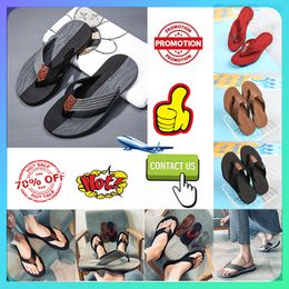 Designer Casual Platform Slides Slippers Men Woman anti slip wear-resistant weight breathable super soft sole1s flip flop Flat sandals GAI