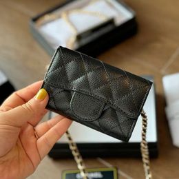 Mini Coin Purses Card Holder Designer Wallets Womens Fashion Crossbody Bags Luxury Belt Bag Woman Chain Cross Body