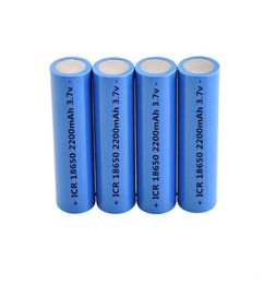 18650 Real Full Battery 2200mAh Rechargeable Batteries Flat Top 2000mAh 2200mAh 2600mAh for Earphone Power Bank Use2507785