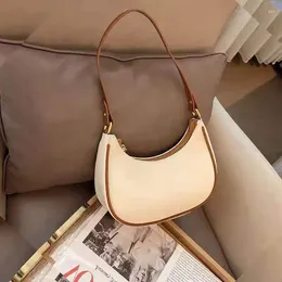 Shoulder Bags 2024 Trendy Ladies Underarm Bag Solid Colour Lacquer PU Leather Handbag Women Fashion Brand Simple Female Chain Purse