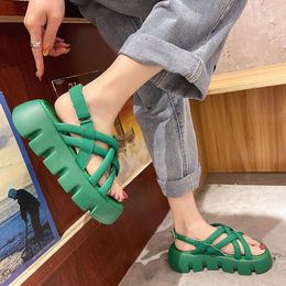 Casual Shoes 2024 Women's Summer Versatile Thick Sole Roman Sandals Sports Style Women