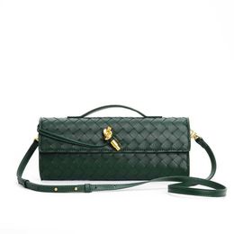 Shoulder Bags Texture Designer Handbags Woven Tote Bag Gold Hardware Diagonal Single For Women 240311