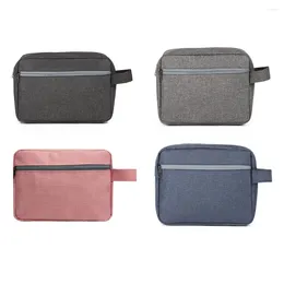 Cosmetic Bags Water-resistant Travel Toiletry Bag Portable Handle Storage Lightweight Large Capacity Makeup Pouch Long