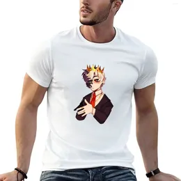 Men's Polos Ranboo Fanart Stickers T-Shirt Tees Summer Top Kawaii Clothes T Shirts Men