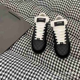 Dress Shoes High version Xiaoxiangfeng diamond patterned board shoes 2023 autumn/winter new lace up casual dad shoes sports womens sneakers Q240316