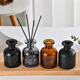 Storage Bottles 1 Pc 50ml Home Fragrance Empty Bottle Rattan Purifying Air Aroma Diffuser Set Essential Oil For Room Office Decoration