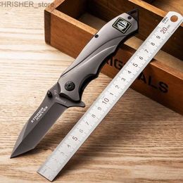 Tactical Knives Outdoors Camping Survival Folding Knife for Man High Hardness Self Defense Military Tactical Pocket Knives for HuntingL2403