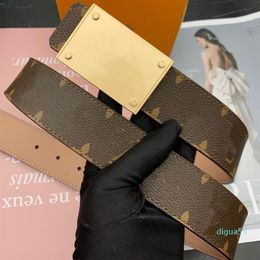 fashion waistband High Quality Leather Belt Men And Women Gold Buckle Silver Buckle Black Belts308s