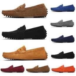 style3 fashion men Dress Shoes Black Blue Wine Red Breathable Comfortable Mens Trainers Canvas Shoe Sports Sneakers Runners Size 40-45