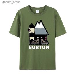 Men's T-Shirts Burton Snowboards New T-shirt Size S 5XL Q240316