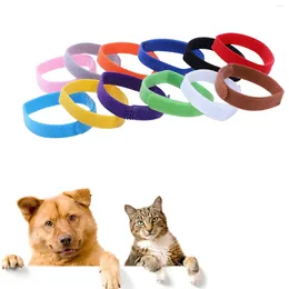 Dog Collars 12x 20cm Puppy Comfortable Colourful Whelping Pet ID