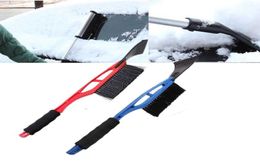 New 2in1 Car Ice Scraper Snow Remover Shovel Brush Window Windscreen Windshield Deicing Cleaning Scraping Tool New Arrive Car1403315