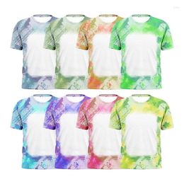 Women's T Shirts Sublimation Blank T- ShirtPolyester Quick Dry Clothes Children Kids Casual Tops Tees Short Sleeve For DIY Custom Logo Boy