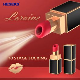 LICKLIP Lipstick Vibrator Sex Toys for Women Sucking Portable Bullet Clitoris Stimulator Gspot Massage Vagina Vibrating Gifts 240312