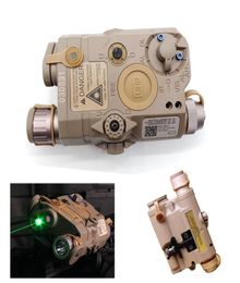 Tactical ANPEQ15 Battery Case Laser Green Dot Laser With White LED Flashlight and IR Lens Tan3147338