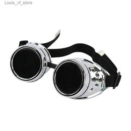 Sunglasses Portable Lanterns Safe solar viewing glasses steam punk for eye protection direct sunlight observation harmful light to the sun H240316