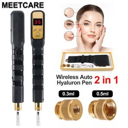 2 in 1 Wireless Electric Mesotherapy Auto Hyaluron Pen for Lip Facial Beauty Care Anti Wrinkle Lips Lifting Device5003664