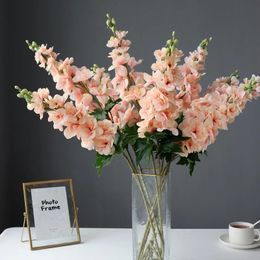 2Pc 3D Real Touch Delphinium Artificial Flower Moisturising Hyacinth Fake Flowers for Home Wedding Event Deco Flower Arrangement 240306