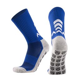 New 2324 Anti-slip Soccer Socks Men Women Outdoor Sport Grip Football Socks Pattern dotted mid-calf socks