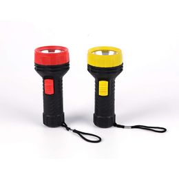 Colour LED Battery Plastic Outdoor Mini Small Flashlight 1228 111759